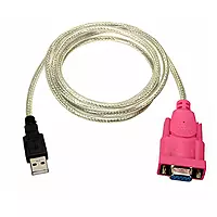 USB To Serial DB9 Male (9 Pin) RS232 Cable Adapter