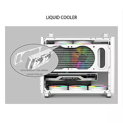 U320 ATX Cabinet With Micro SMPS ULTRA Meash Pannel White U320 ATX Cabinet With Micro SMPS ULTRA Meash Pannel White
