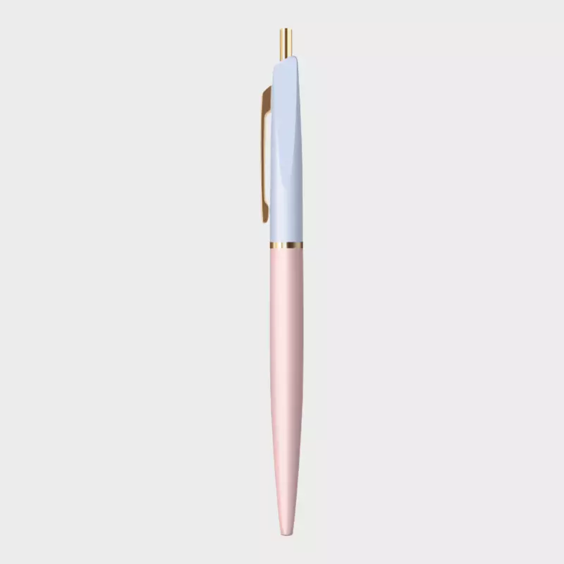 Anterique | Ballpoint Pen | 0.5mm | Black Ink | UBB Aqua Blue | Baby Pink | BP1-ABXBP