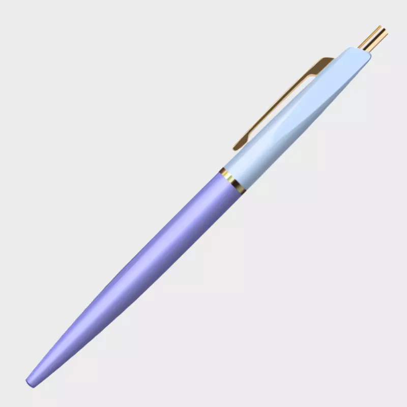 Anterique | Ballpoint Pen | 0.5mm | Black Ink | UBB Aqua Blue | Lavender | BP1-ABXLV