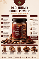 Ragi Nutmix Choco Powder | Healthyx Zone