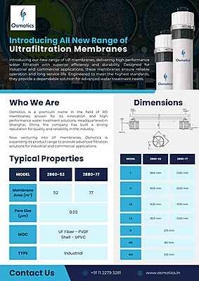 UF MEMBRANE ELEMENT 2860 OSMOTIC