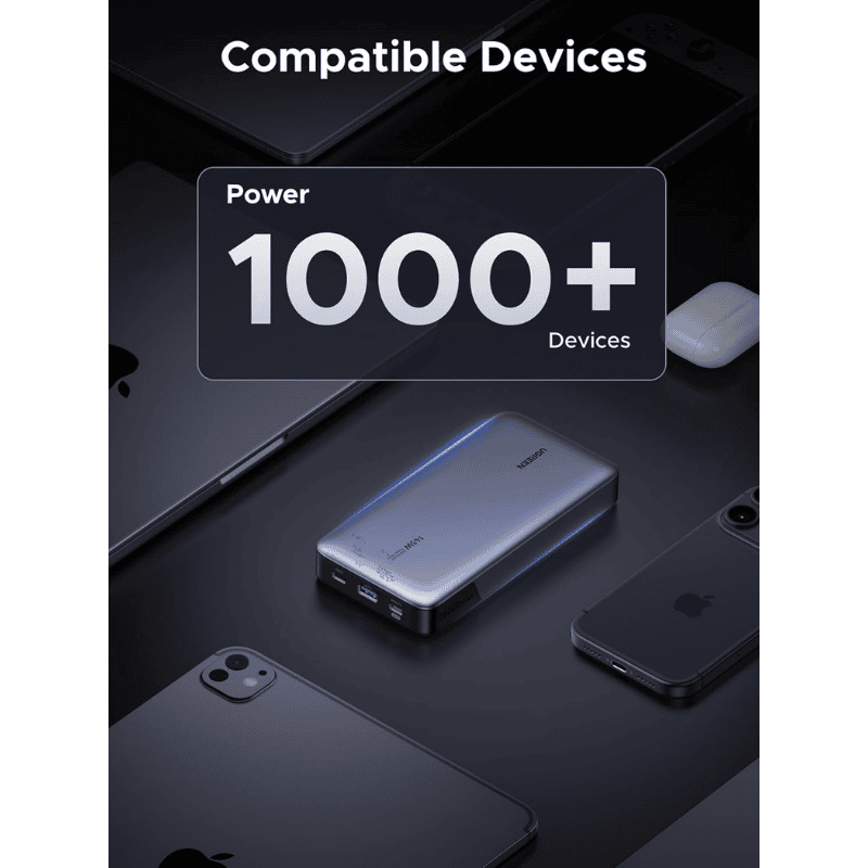 UGREEN 145W Power Bank 25000mAh – High-Capacity Fast Charging | USB-C Power Delivery