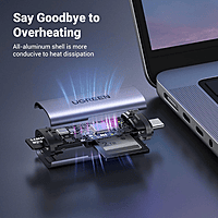 UGREEN 2-in-1 USB-C & USB 3.0 Card Reader – SD & TF Support | High-Speed Data Transfer