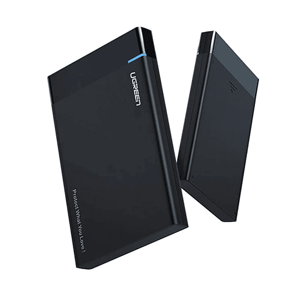 UGREEN 2.5-Inch SATA Hard Drive Enclosure – USB 3.0 | Tool-Free | HDD & SSD Case