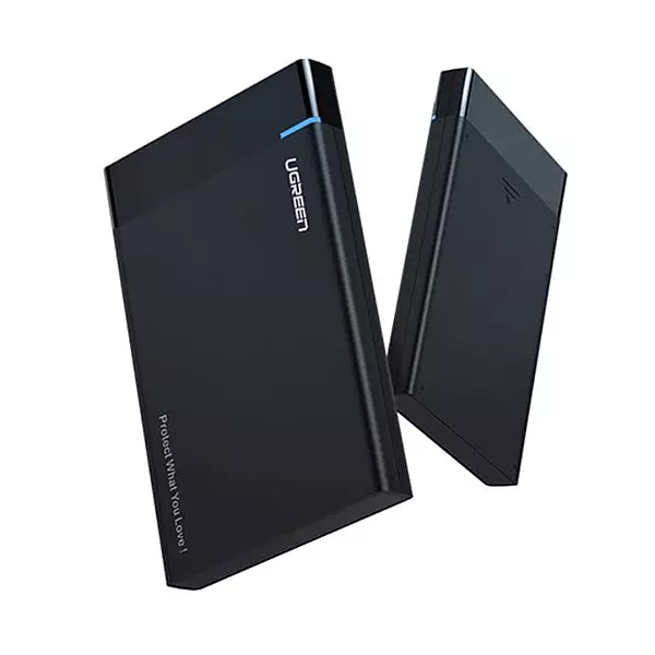 UGREEN 2.5-Inch SATA Hard Drive Enclosure – USB 3.0 | Tool-Free | HDD & SSD Case
