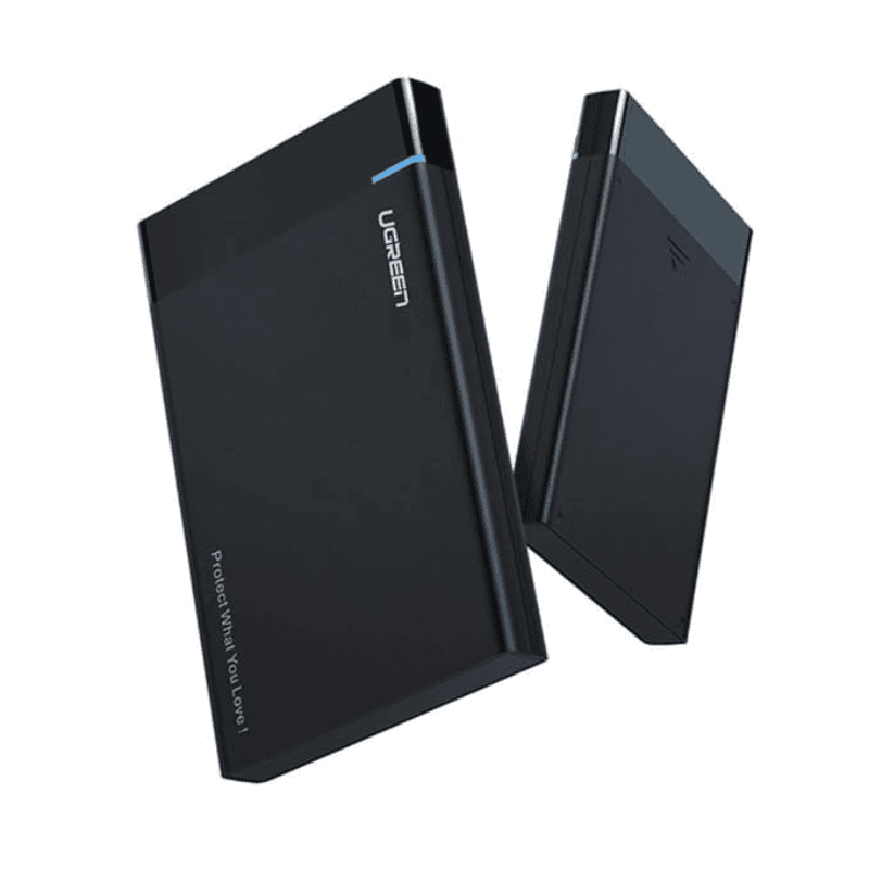 UGREEN 2.5-Inch SATA Hard Drive Enclosure – USB 3.0 | Tool-Free | HDD & SSD Case
