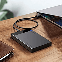 UGREEN 2.5-Inch SATA Hard Drive Enclosure – USB 3.0 | Tool-Free | HDD & SSD Case