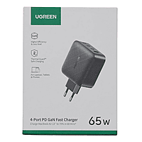 UGREEN 4-Port PD GaN Fast Charger – USB-C & USB-A | Power Delivery | Compact Design