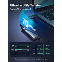UGREEN M.2 NVMe & SATA SSD Enclosure – USB 3.2 High-Speed External Case |