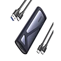 UGREEN M.2 NVMe & SATA SSD Enclosure – USB 3.2 High-Speed External Case |