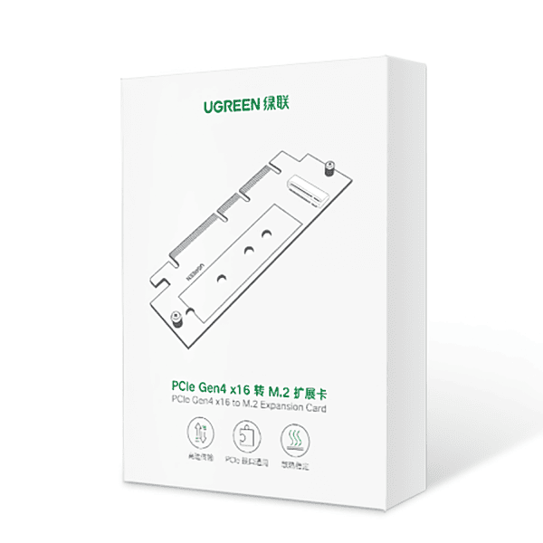 UGREEN NVMe PCIe Adapter – M.2 NVMe SSD to PCIe Expansion Card | High-Speed Data Transfer