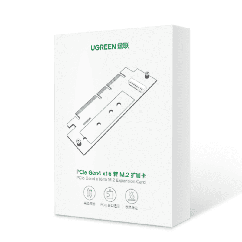 UGREEN NVMe PCIe Adapter – M.2 NVMe SSD to PCIe Expansion Card | High-Speed Data Transfer