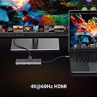UGREEN Revodok 7-in-1 USB-C Hub – Multiport USB-C Adapter | HDMI Output | USB Expansion