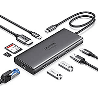 UGREEN Revodok 7-in-1 USB-C Hub – Multiport USB-C Adapter | HDMI Output | USB Expansion