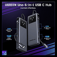 UGREEN Uno 6-in-1 USB-C Hub – Multiport Adapter | HDMI, USB & PD Charging