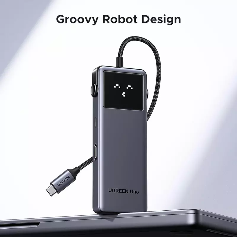 UGREEN Uno 6-in-1 USB-C Hub – Multiport Adapter | HDMI, USB & PD Charging