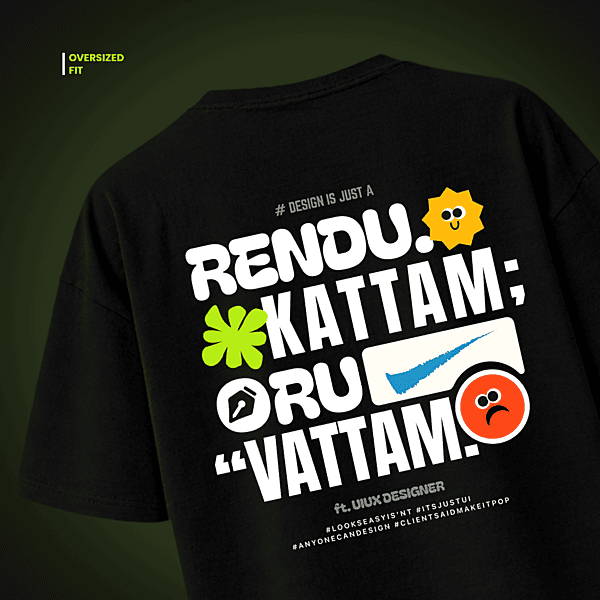 OverSized UIUX Randu Kattam | Tamil