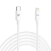 UltraProlink UL1230WHT-0100 - USB C to Lightning Cable Zap+30