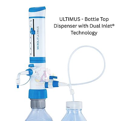 ULTIMUS - Bottle Top Dispenser with Dual Inlet® Technology
