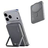 Ultraprolink UM1336 Juice-Up Mag 8 Magnetic Wireless Powerbank 10000mAh (Grey)