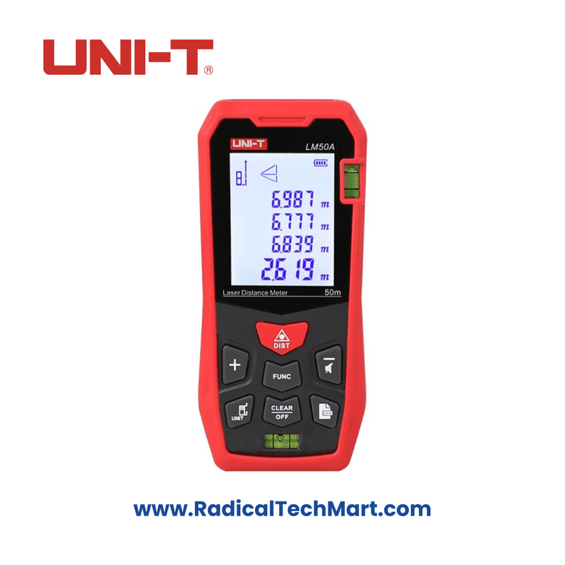 UNI-T LM50A Laser Distance Meter with LCD Display