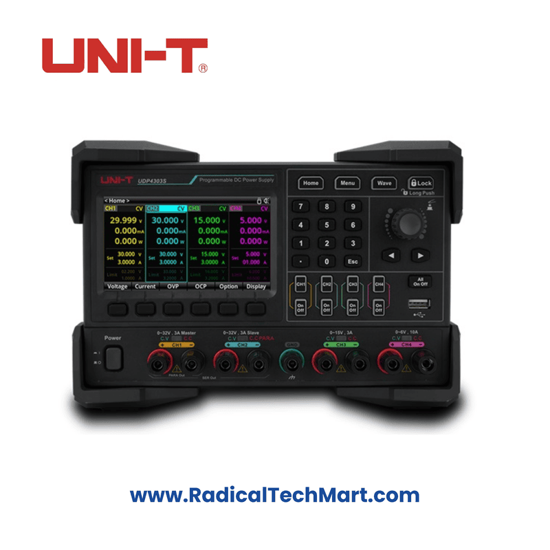 UNI-T UDP4303S Programmable Linear DC Power Supply – 4 Channels