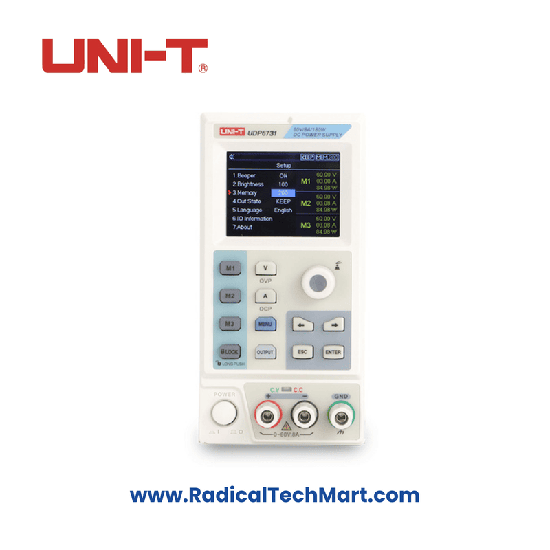 UNI-T UDP6731 360W Programmable DC Power Supply with HD LCD