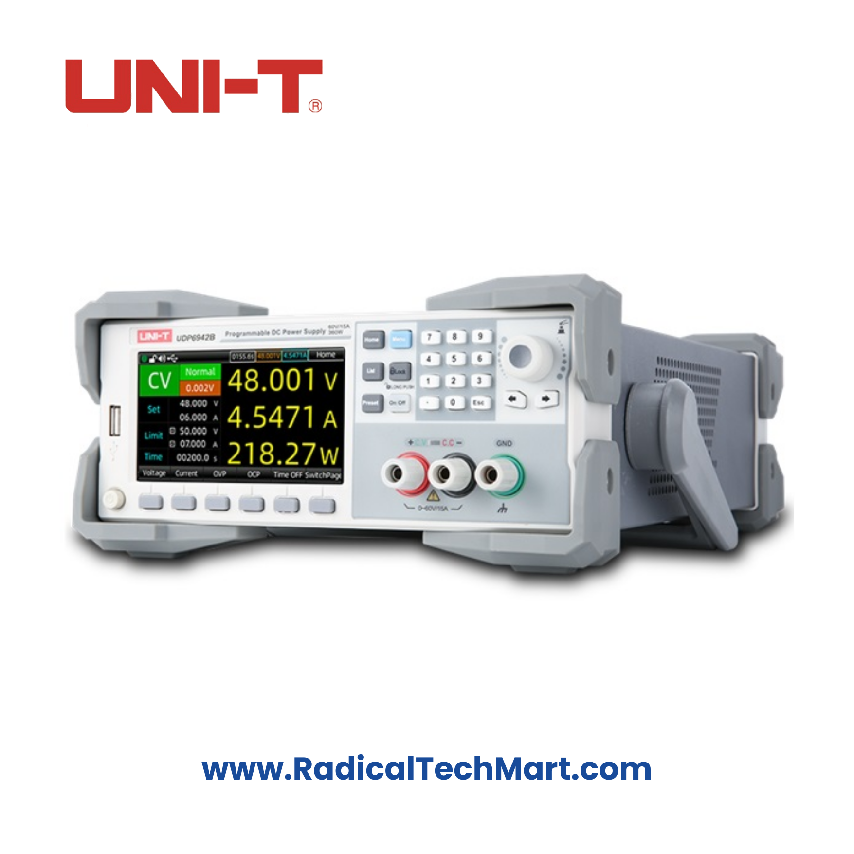 UNI-T UDP6953B Programmable DC Power Supply with TFT Display – 150V/10A Output