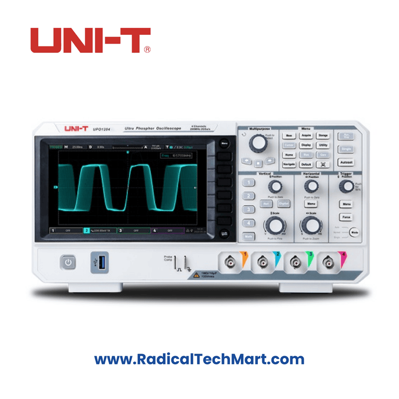 UNI-T UPO1104 Digital Oscilloscope – 100 MHz, 4 Channels with USB, LAN