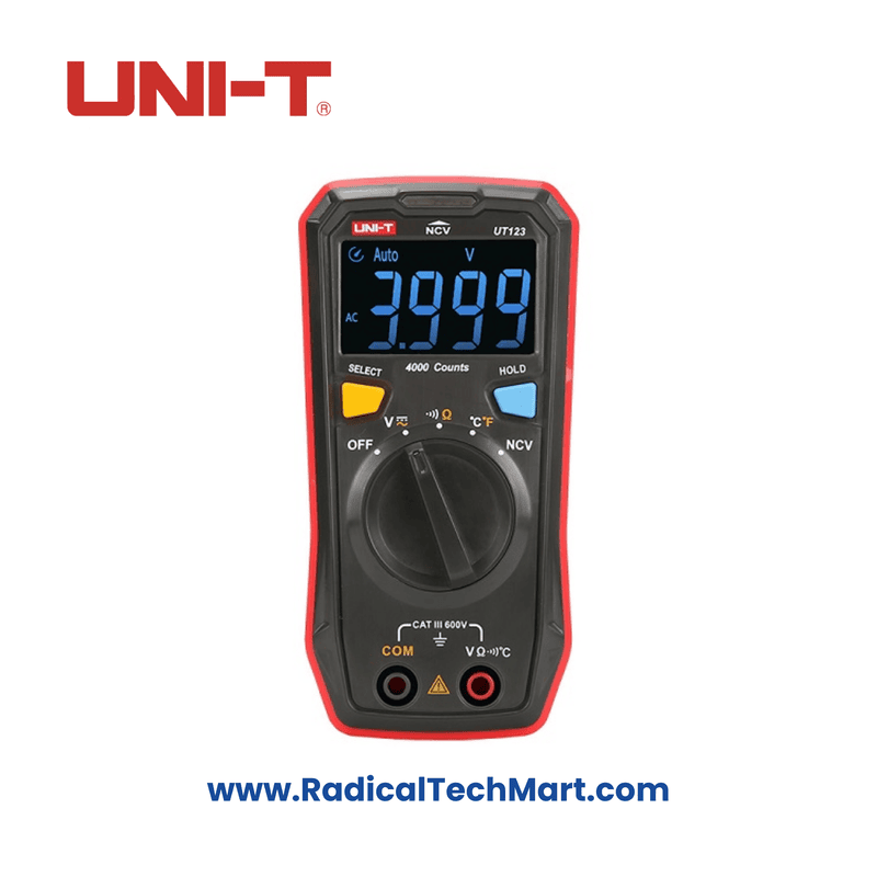 UNI-T UT123 Pocket-sized Residential Multimeter with EBTN Display