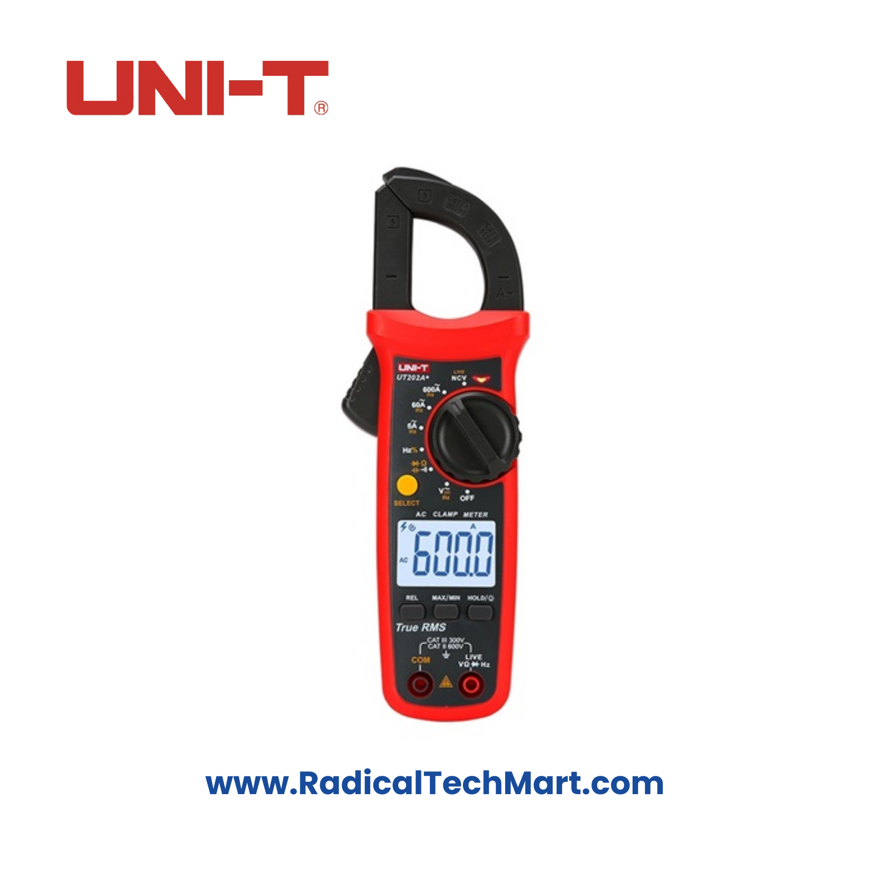 UNI-T UT202A+ Clamp Meter with LCD Display