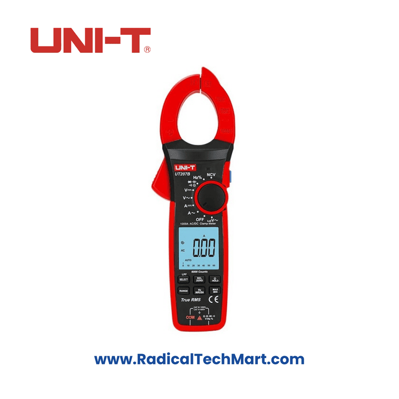 UNI-T UT207B True RMS 1000A Digital Clamp Meter – Industrial Grade