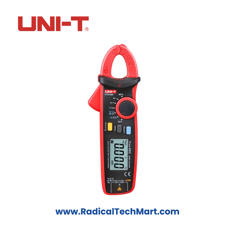 UNI-T UT210D Mini Clamp Meter with LCD Backlight Display