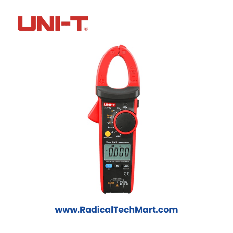 UNI-T UT216C True RMS Digital Clamp Meter – 600A Clamp Multimeter Image