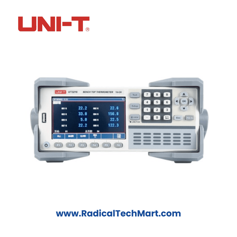 UNI-T UT3216 16-Channel Temperature Logger with TFT LCD Display