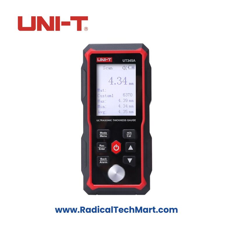 UNI-T UT345A Ultrasonic Thickness Gauge - High-Precision Portable Tester