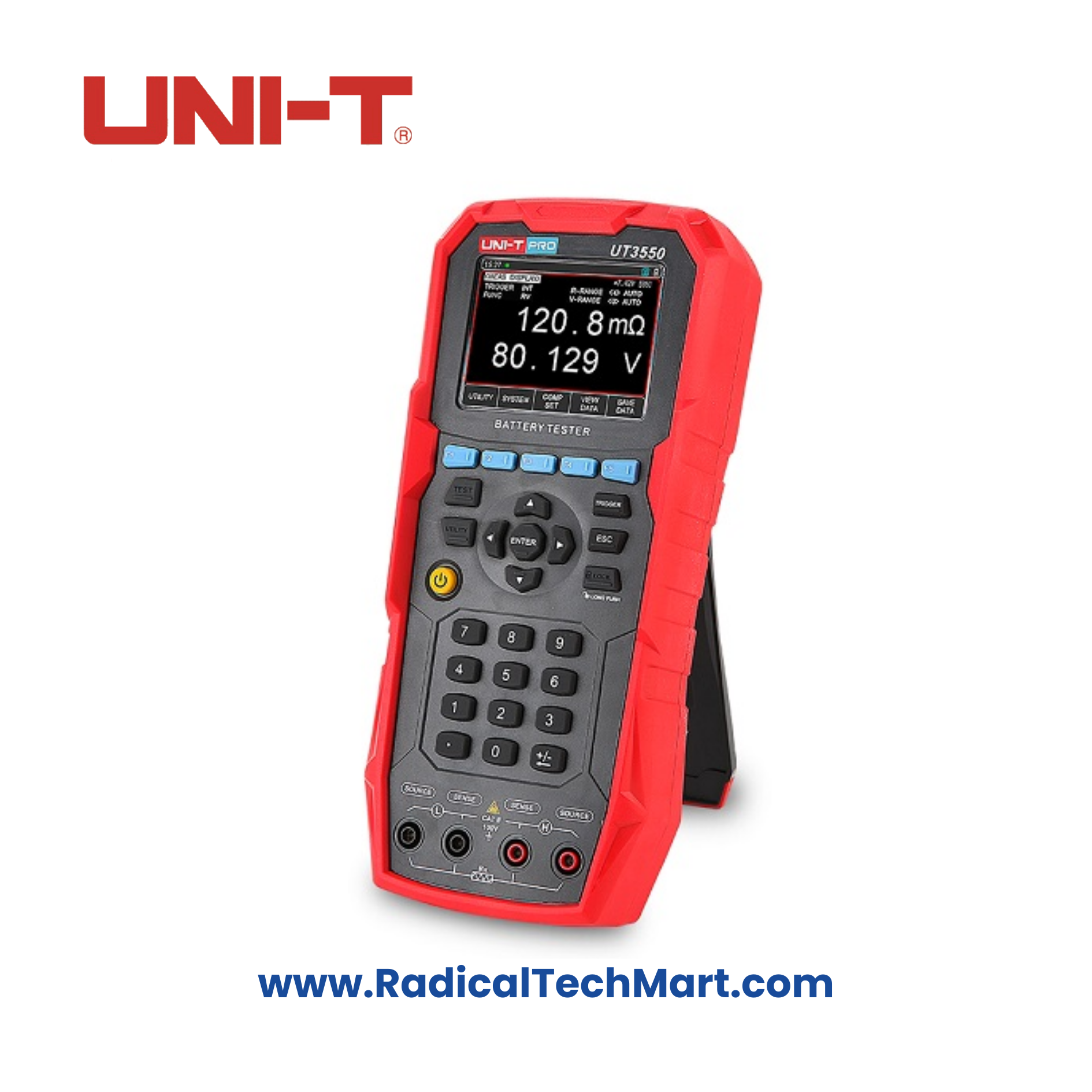 UT3550 Battery Tester – Uni-T Handheld Precision Battery Analyzer