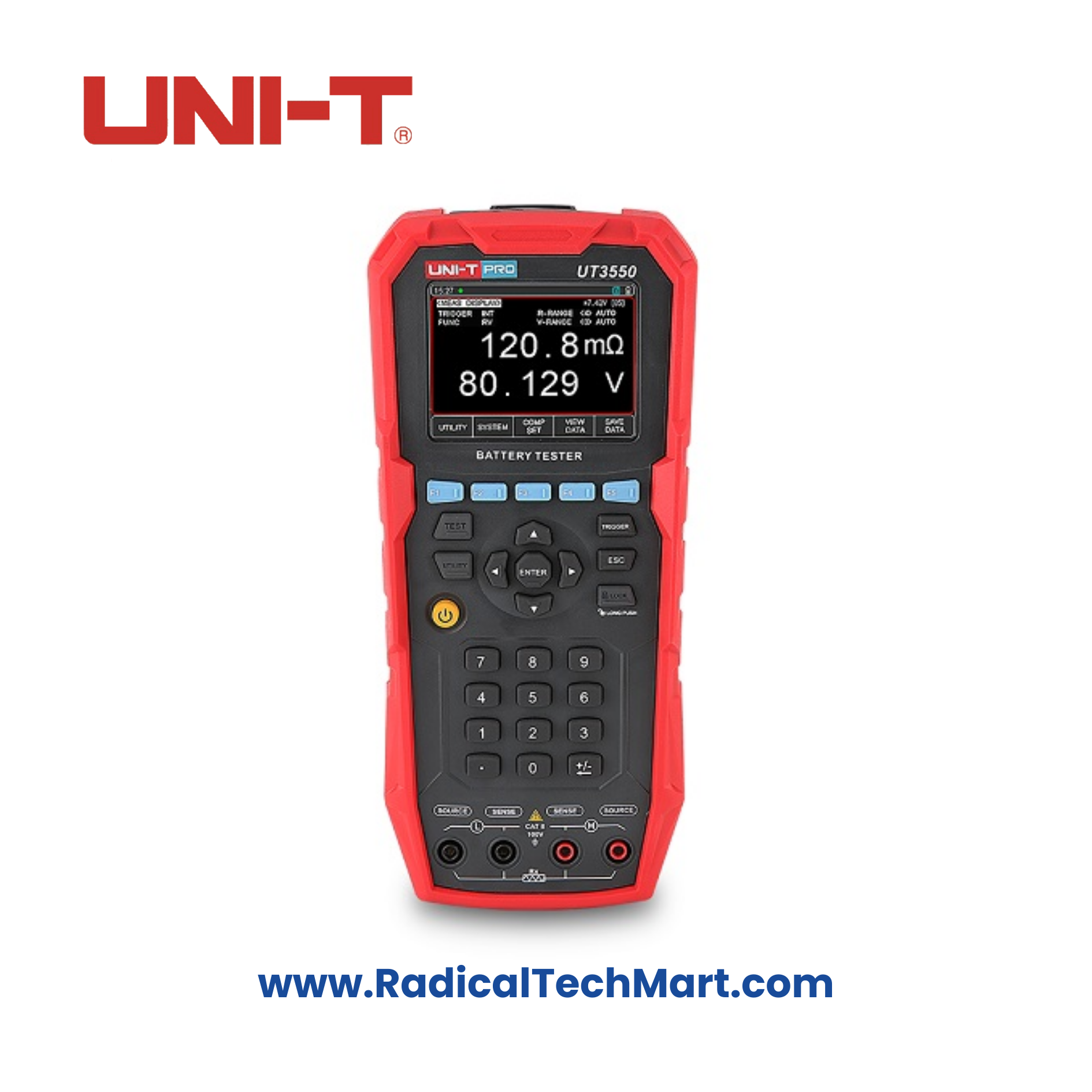 UT3550 Battery Tester – Uni-T Handheld Precision Battery Analyzer