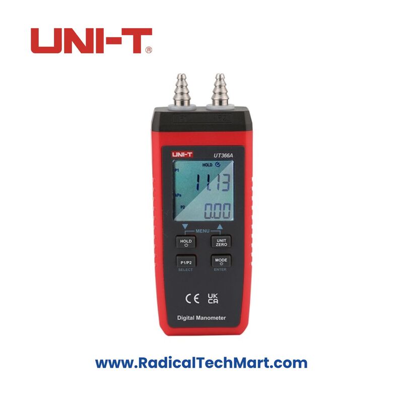 UNI-T UT366A Digital Manometer – Front View