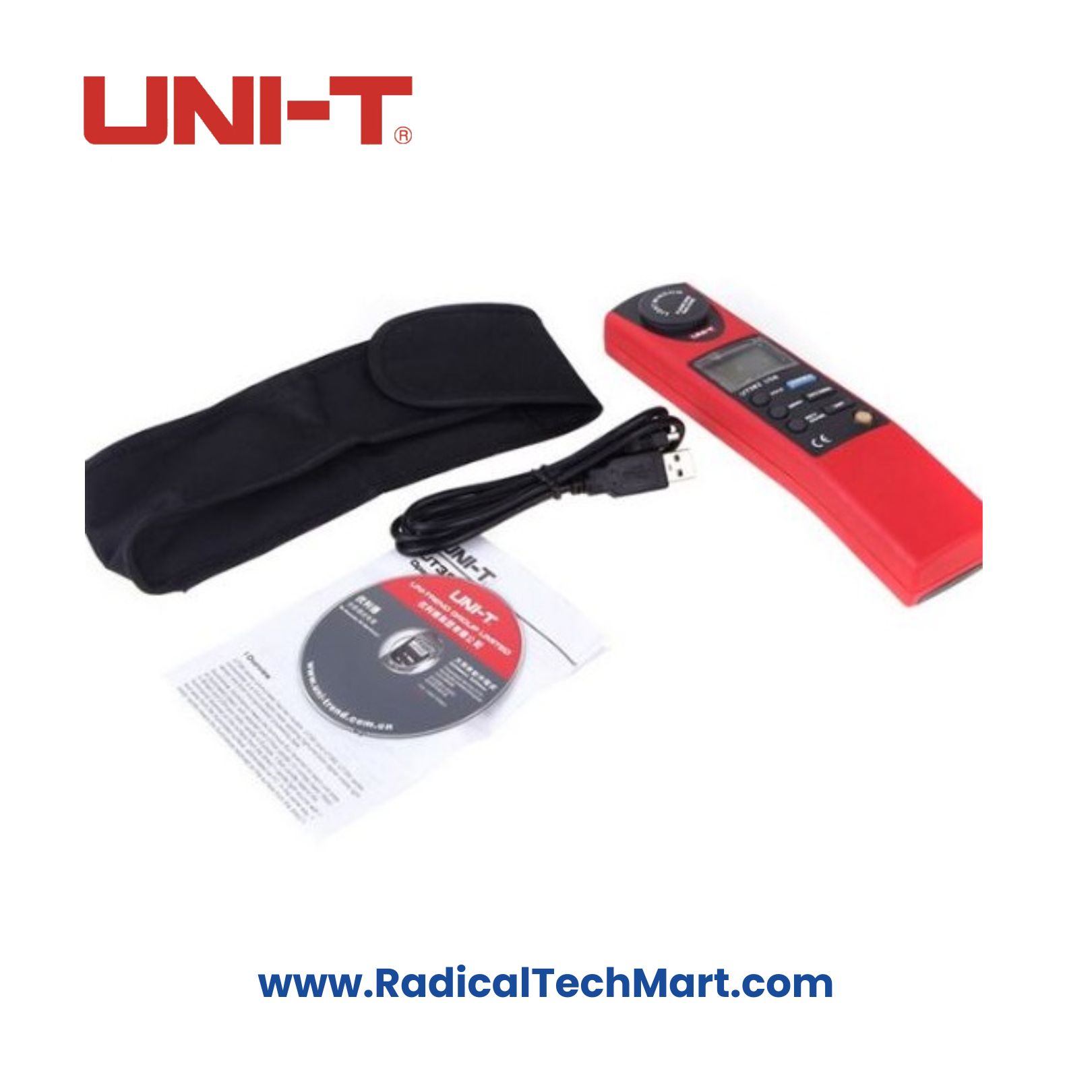 UNI-T UT382 Digital Lux Meter with USB and Data Logging