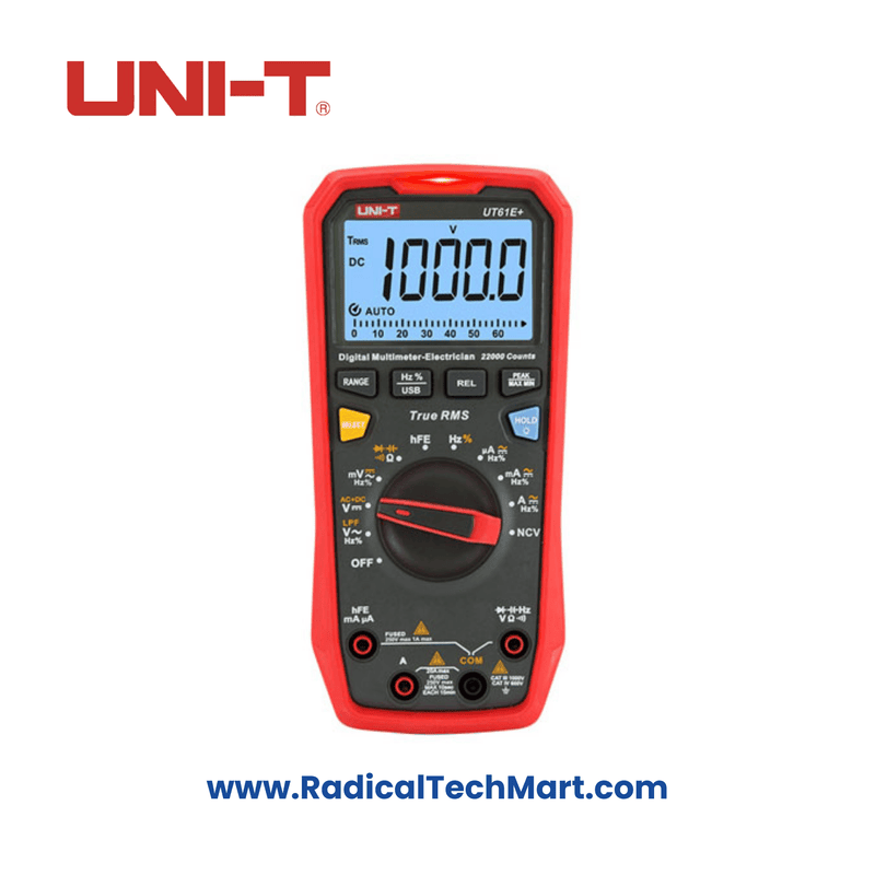 UNI-T UT61E+ True RMS Digital Multimeter with USB Communication