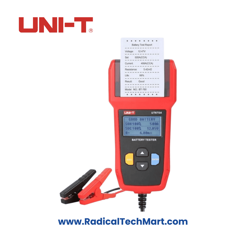 UNI-T UT675A Battery Tester with display and USB communication