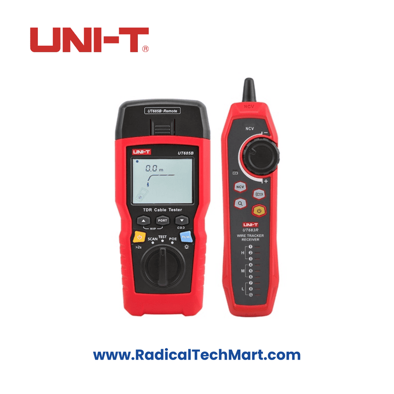 Uni-T UT685B KIT TDR Cable Tester with LCD screen and multi-cable ports