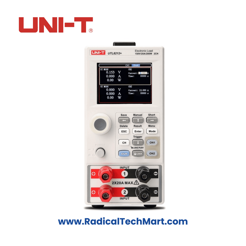 UNI-T UTL8212+ Electronic Load Dual Channel