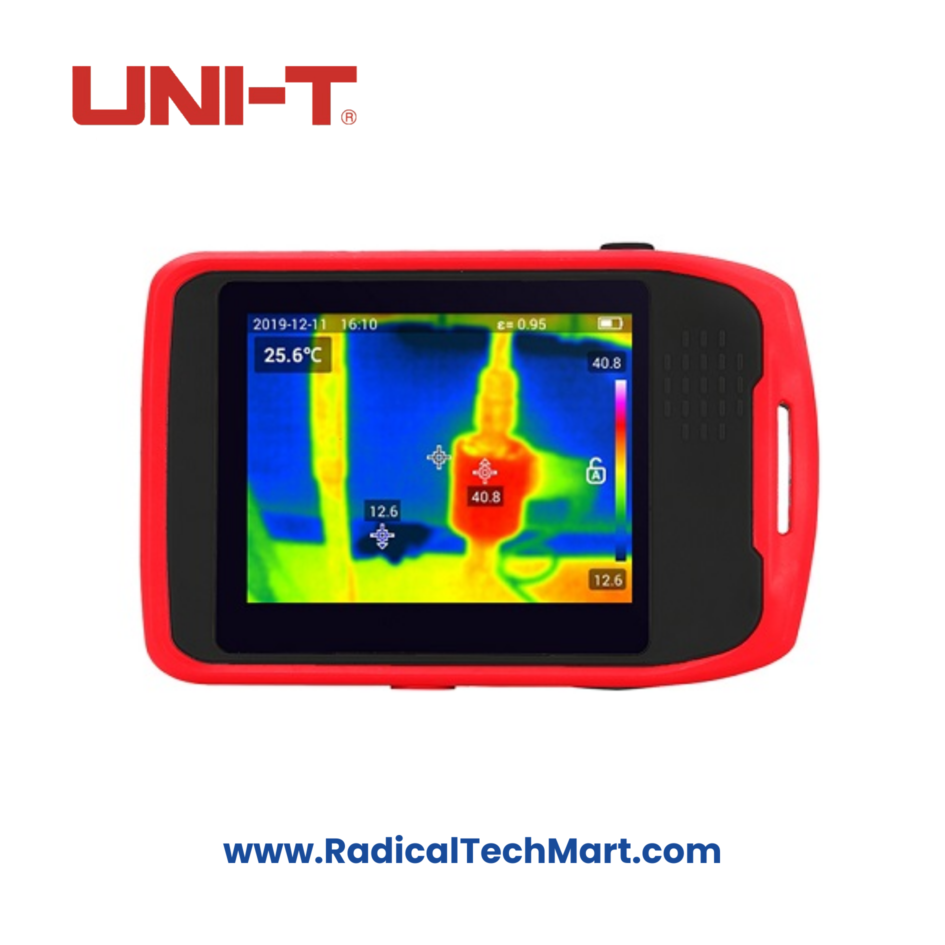 UNI-T UTi120T Thermal Imaging Camera with Touchscreen and Wi-Fi