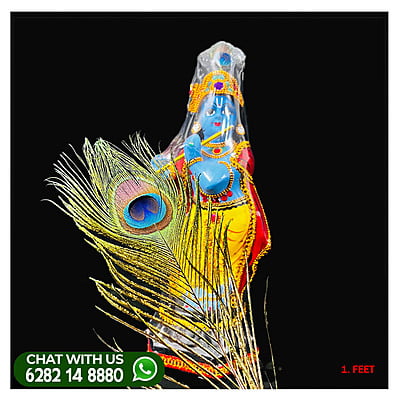 Krishna Statue 1 feet Fiber