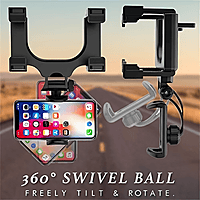 UNIVERSAL CAR REAR VIEW MIRROR MOUNT HOLDER 360 DEGREE ROTATION UNIVERSAL CAR REAR VIEW MIRROR MOUNT HOLDER 360 DEGREE ROTATION