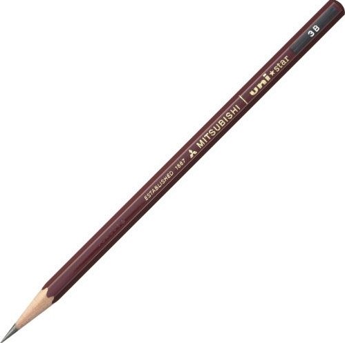 Mitsubishi Pencil Uni Star Hexagonal Pencil 3B
