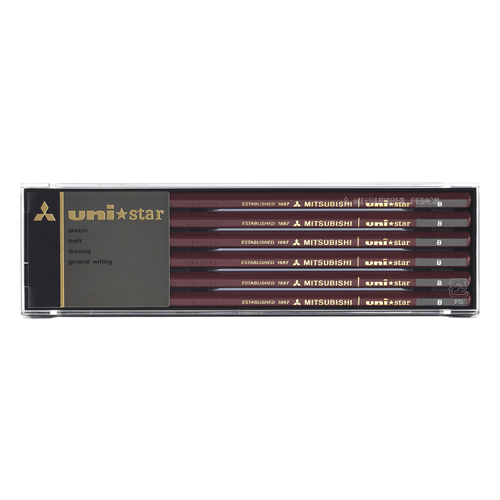 Mitsubishi Pencil Uni Star Hexagonal Pencil B